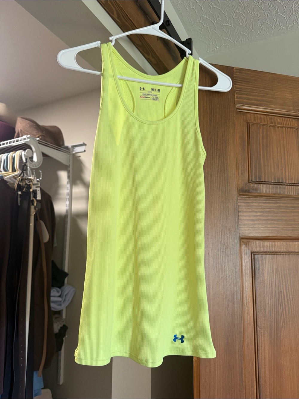 Under Armour Neon Yellow Racerback Tank